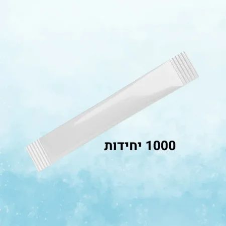 סוכר מקלות מנות 4 גרם 1000 בקרטון