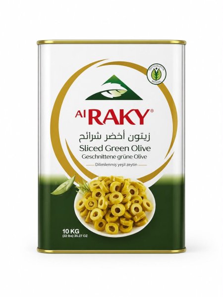 זיתים טבעות ירוק 10 ק"ג RAKY
